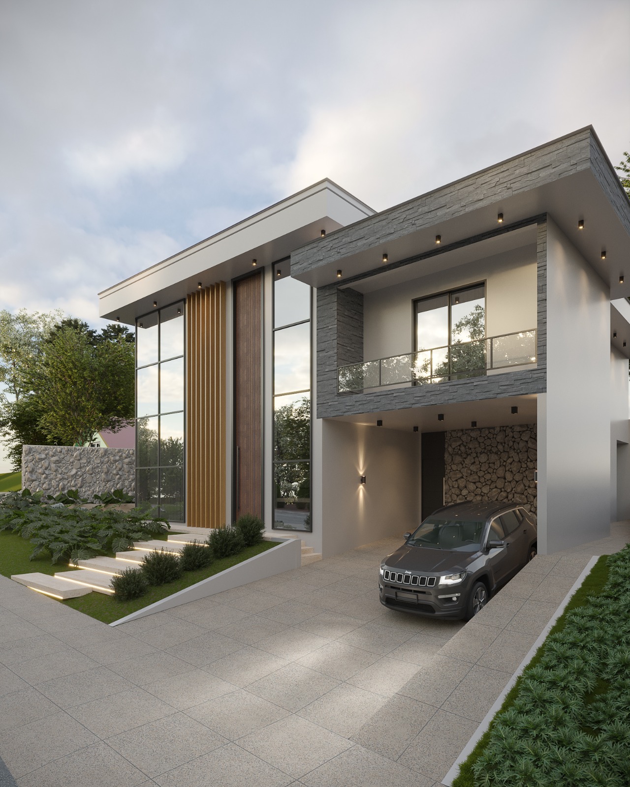 Residência Contemporânea | Arquitetura, Elegância e Integração